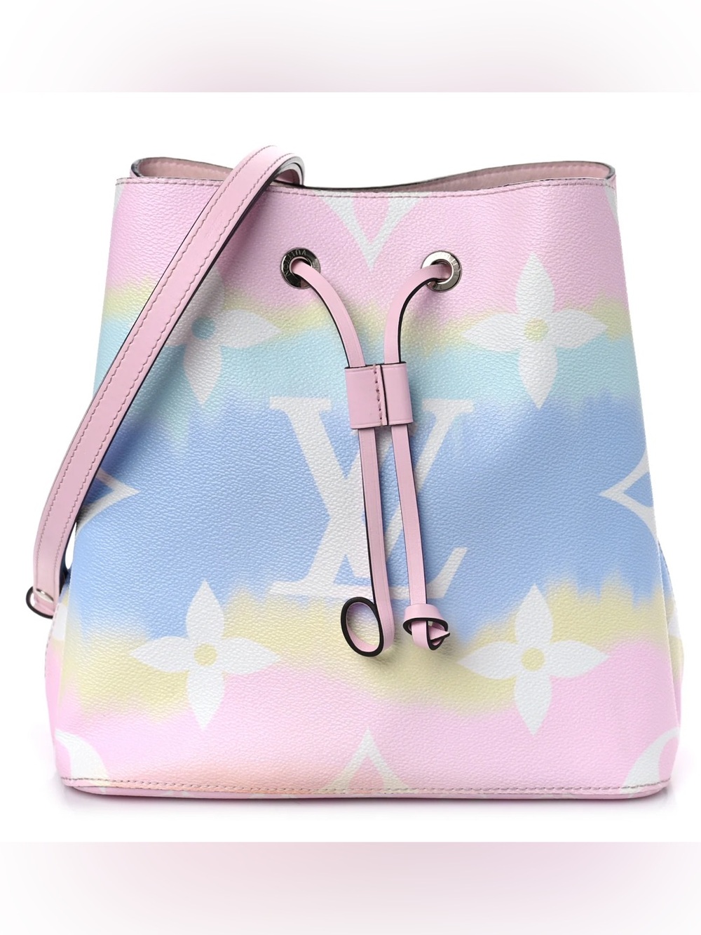 Authentic Pristine Louis Vuitton NéoNoé MM bucket bag LV Escale Collection RARE